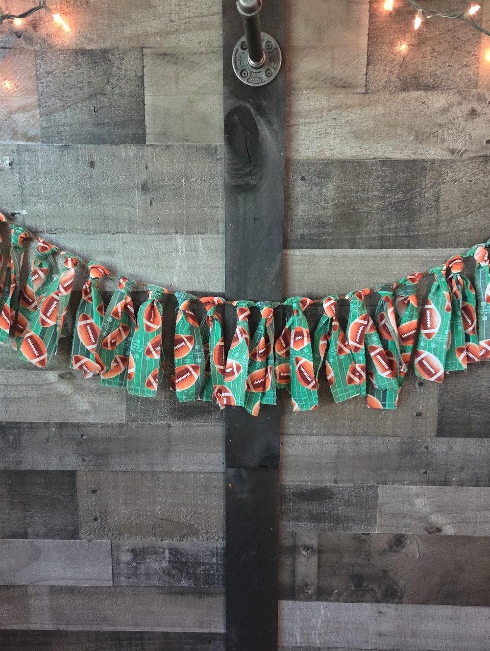 Football Rag Tie Garland 2 Available